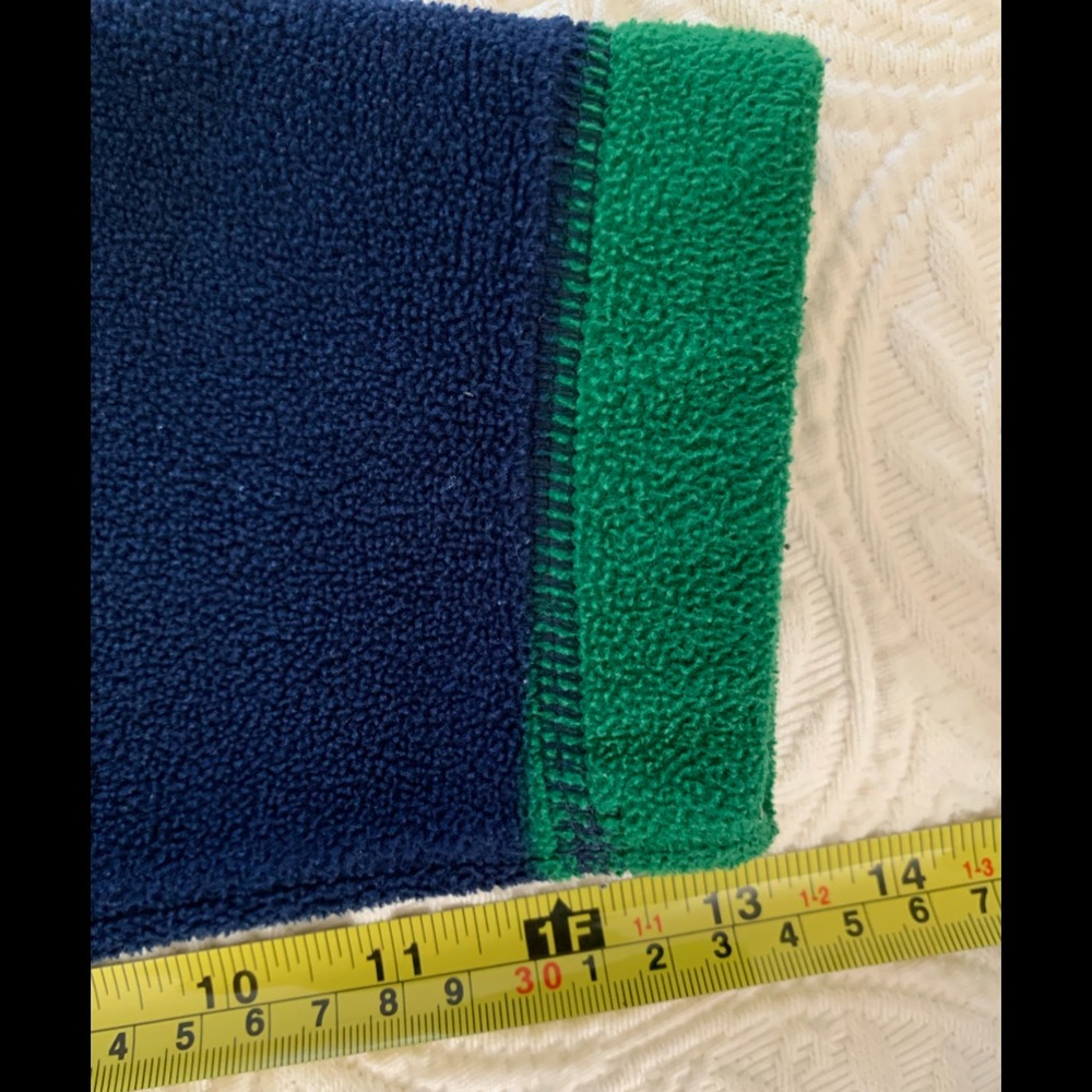 Children’s Place Set Boys S (5/6) Blue Green Stripes Fleece Top Pants - Picture 12 of 16